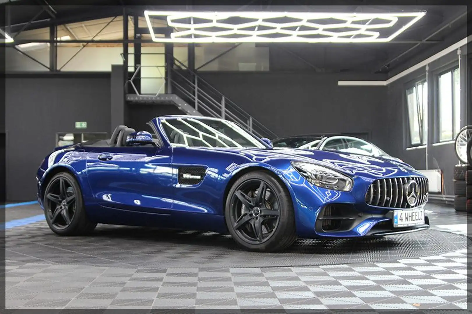 Mercedes-Benz AMG GT 4.0 V8 DCT Roadster NAVI / PDC Bleu - 1