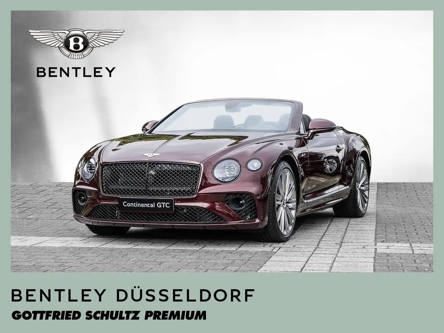 Bentley Continental GT C W12 Speed // BENTLEY DÜSSELDORF crvena - 1