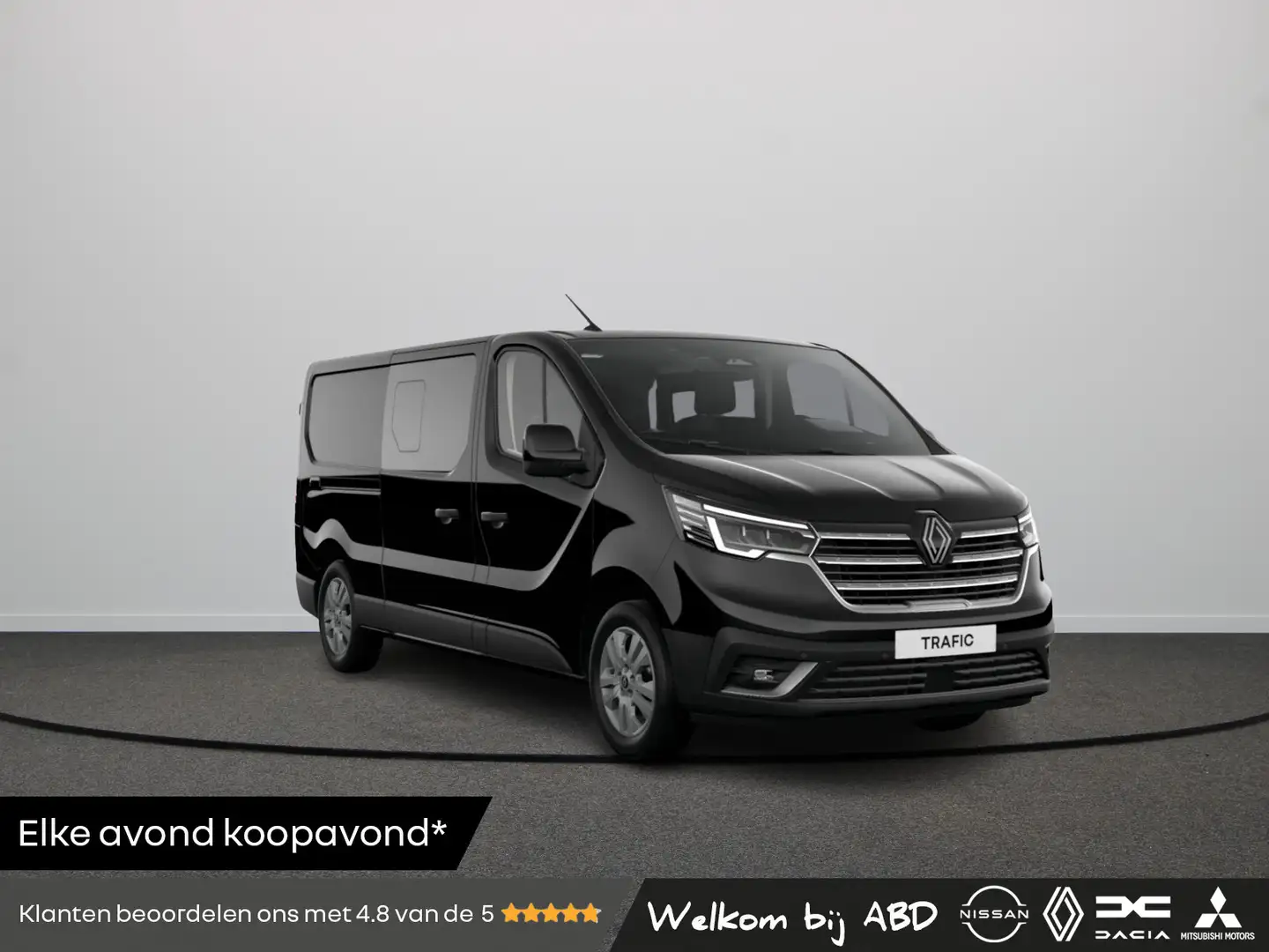 Renault Trafic Comfort - Dubbele Cabine E-TECH Electric 120 | Air Zwart - 1