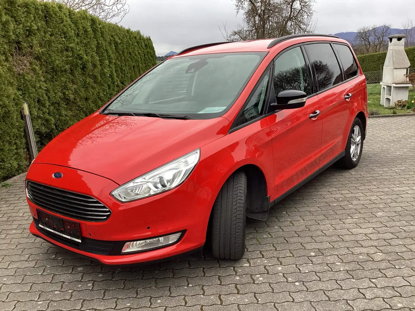 Ford Galaxy 2,0 TDCi Business Start/Stop 5 Sitze Rot - 1