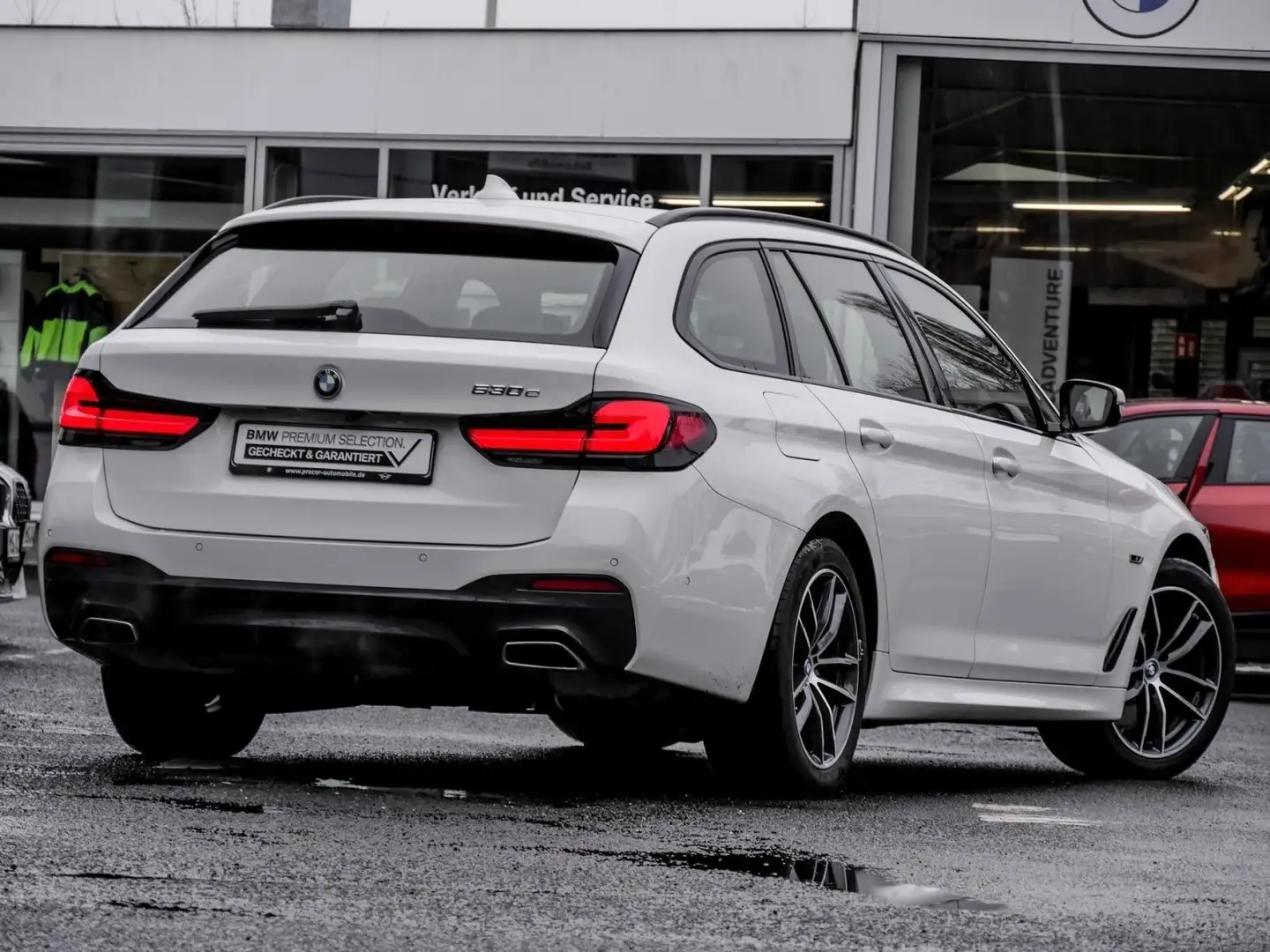BMW 530 e M SPORT+HuD+DA+360°+HiFi+SHZ Weiß - 2