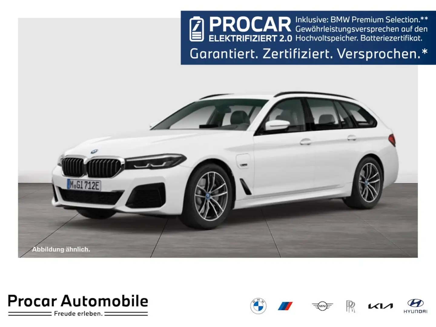 BMW 530 e M SPORT+HuD+DA+360°+HiFi+SHZ Weiß - 1