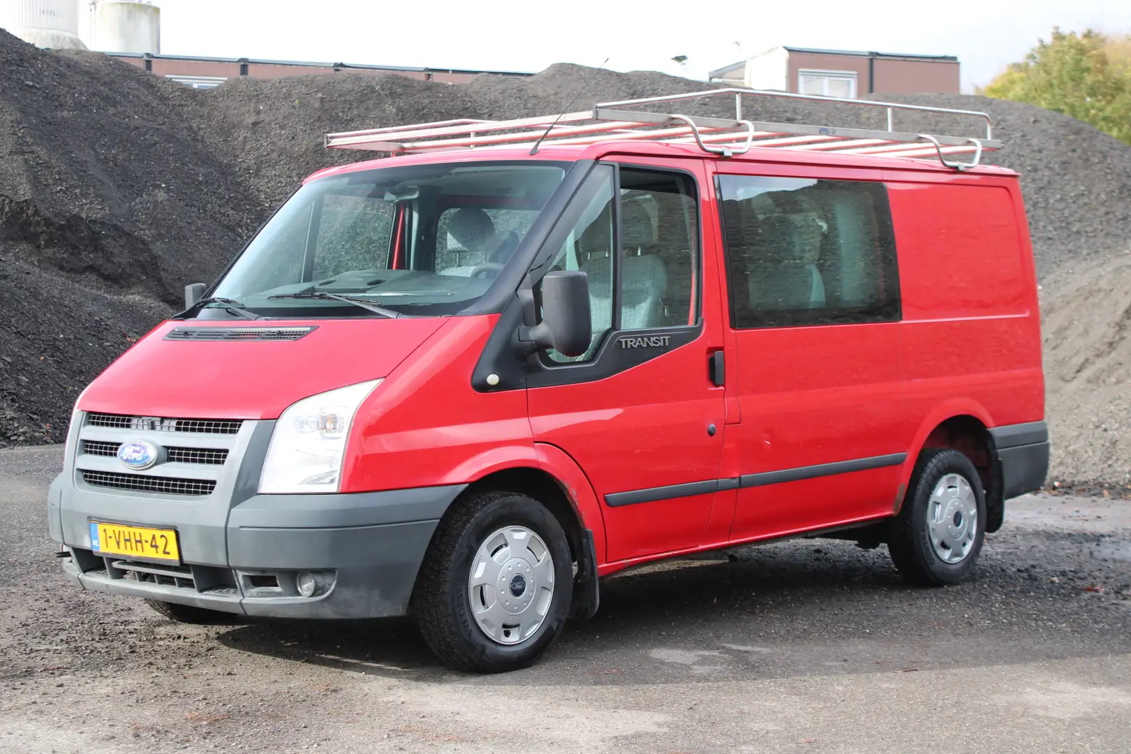Ford Transit 260S 2.2 TDCI DC |Dubbel cabine| Rood - 1