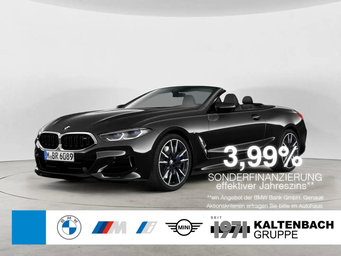 BMW M850 i xDrive Cabrio LASER 360° NAVI H/K KLIMA Schwarz - 1
