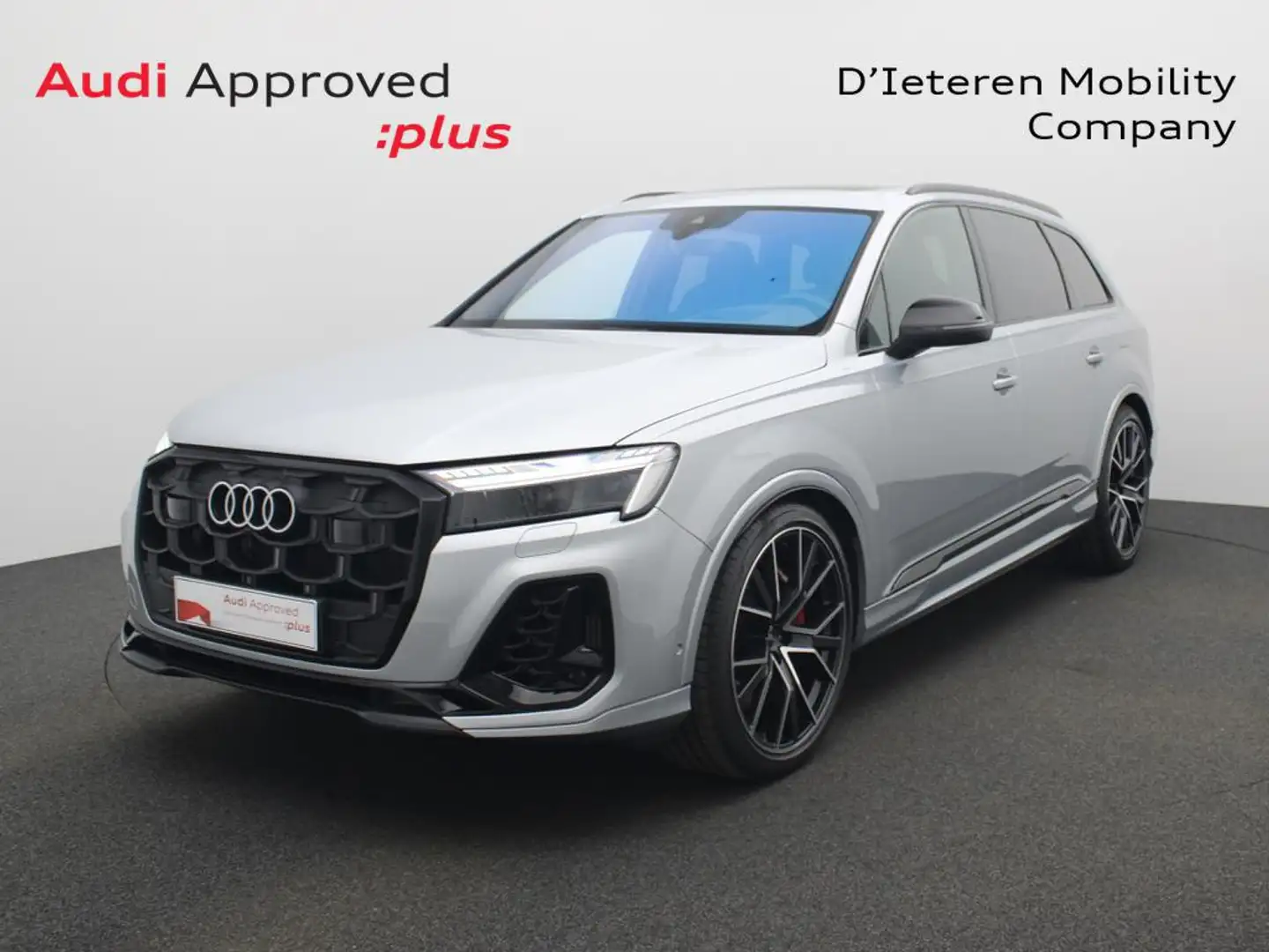 Audi Q7 S-Line 60 TFSI-e Quattro 490 PK Tiptronic / Leder / Open Dak / ACC / Camera / Apple Carplay Plateado - 1