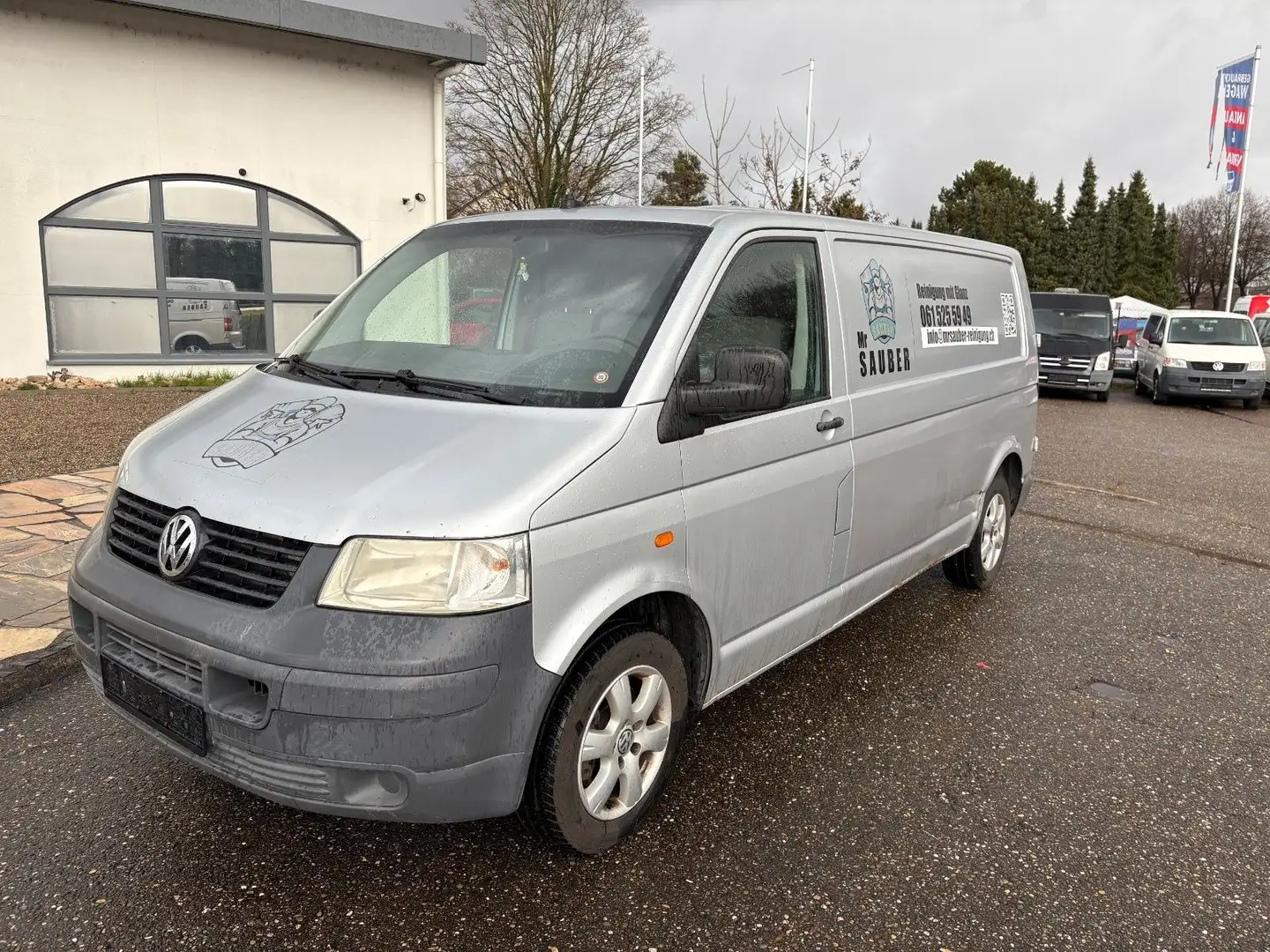 Volkswagen T5 Transporter LONG Kasten-Kombi Klima Silber - 1