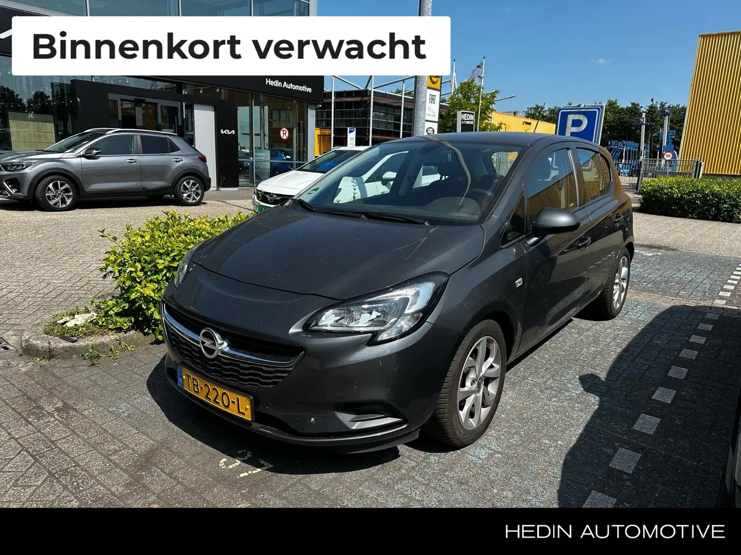 Opel Corsa 1.4 automaat Online Edition Airco | Navigatie | Lm Grijs - 1