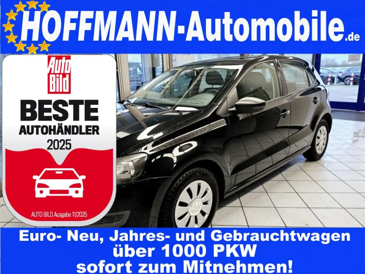 Volkswagen Polo Trendline ohne Tüv, Export oder gewerblich Schwarz - 1