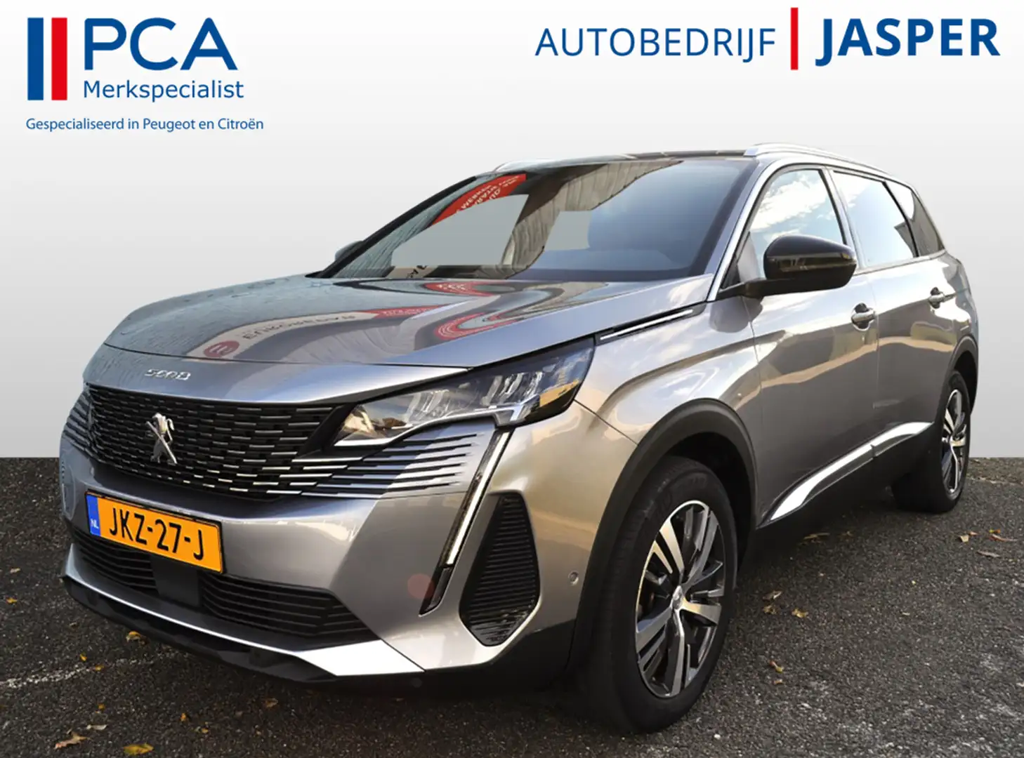 Peugeot 5008 1.2 Allure Aut Nav LED stoelvw Pdc+cam Gris - 1