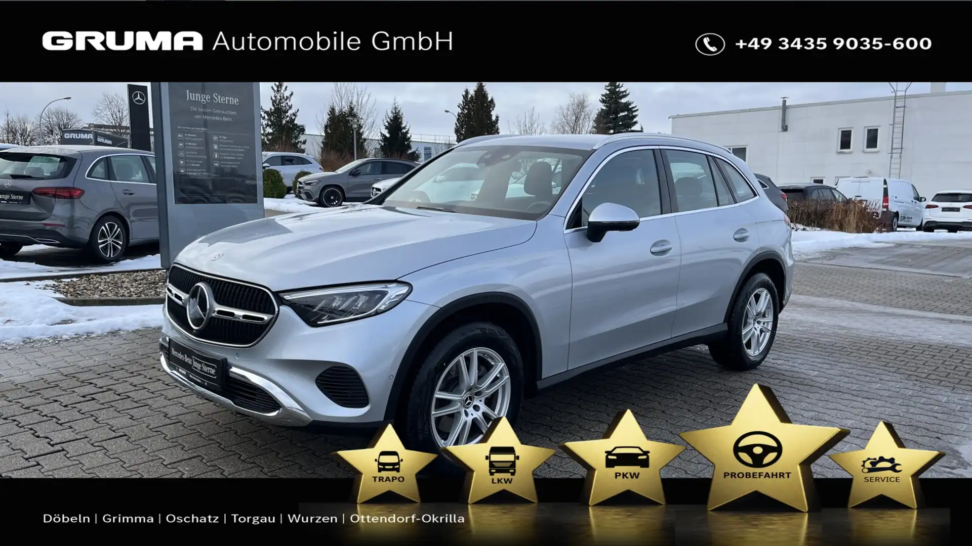 Mercedes-Benz GLC 200 GLC 200 4MATIC Avantgarde+AHK+Distronic+Standhzg Argent - 1