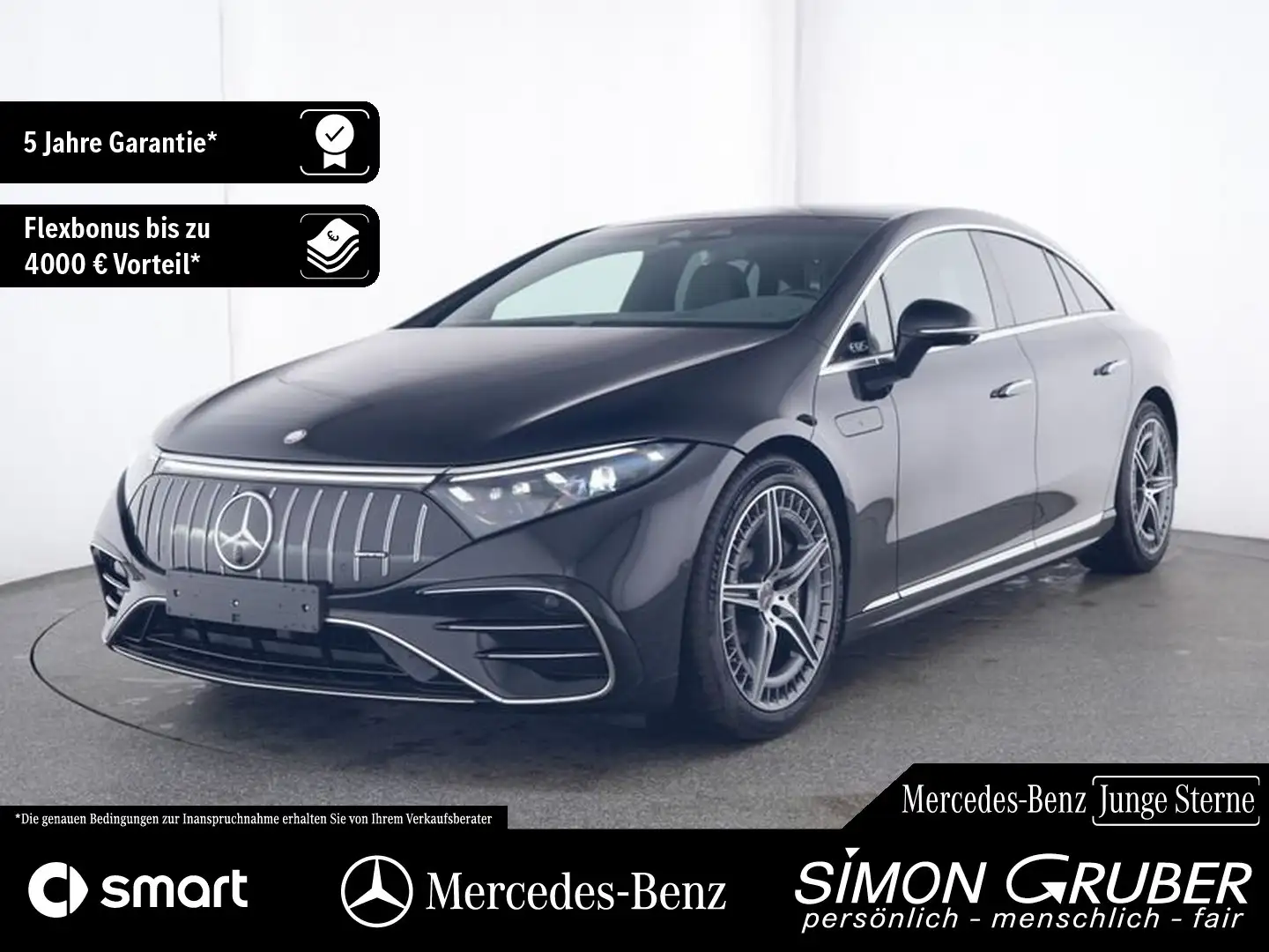 Mercedes-Benz EQS 53 4M+ Pano HUD HAL Sitzklima 118kwh Mod2025 Schwarz - 1