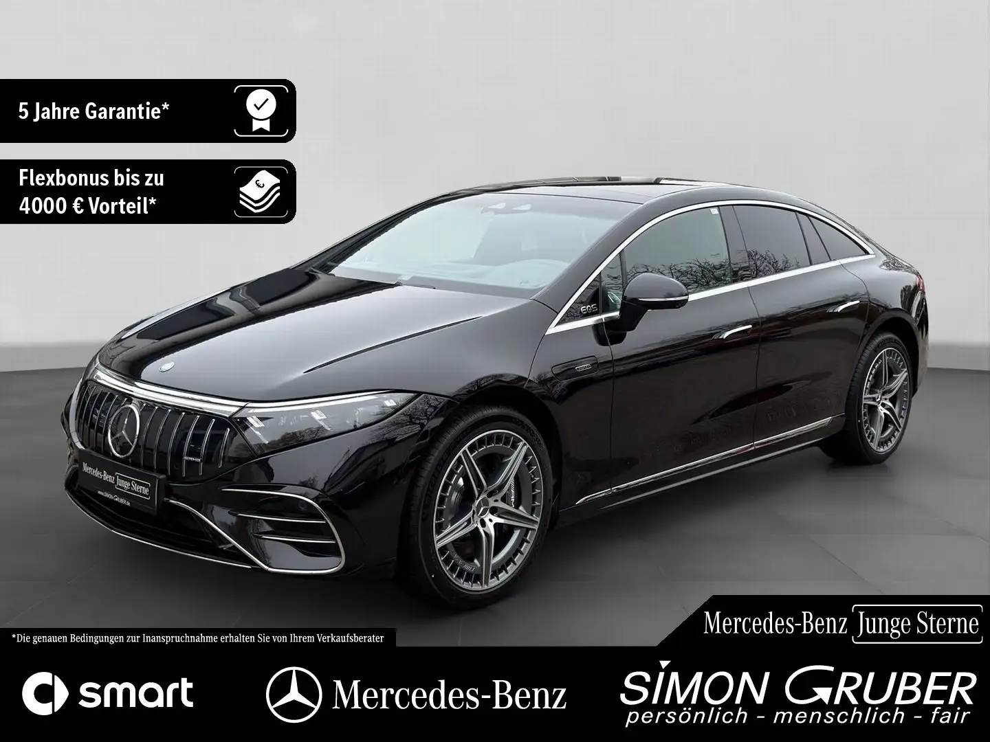Mercedes-Benz EQS 53 4M+ Pano HUD HAL Sitzklima 118kwh Mod2025 Schwarz - 1