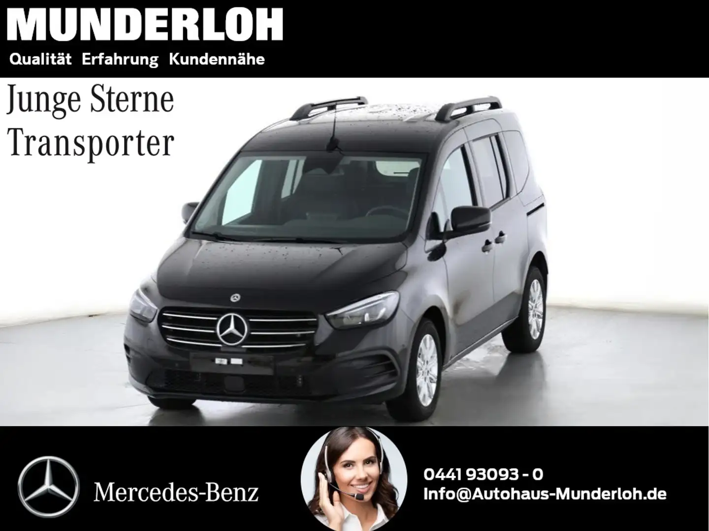 Mercedes-Benz T-Class T 180 d PROGRESSIVE Standard EDITION 2xKlima AHK Schwarz - 2