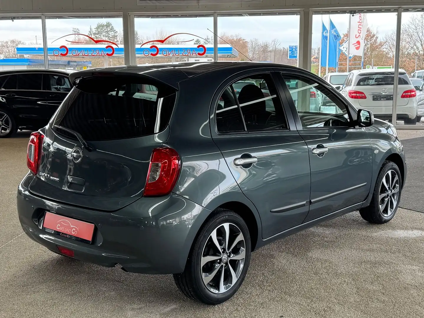 Nissan Micra 1.2 N-Tec ATG *SHZ*NAV*PDC*TEM*ALU* Grün - 2