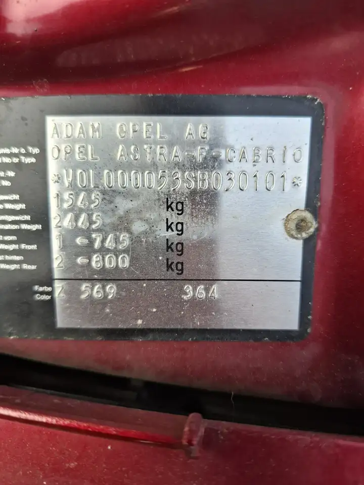 Opel Astra Cabrio 1.6i Bertone Edition, foto 1