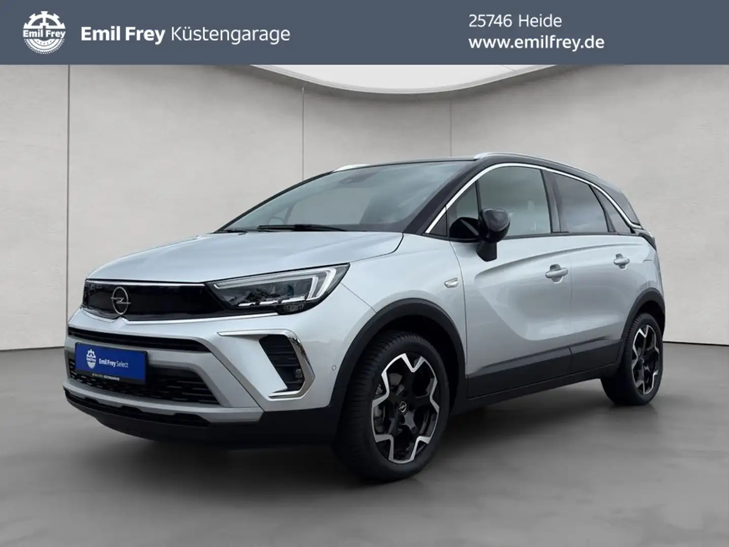 Opel Crossland Crossland 1.2 Automatik Ultimate GJR RFK SHZ Hea Silber - 1