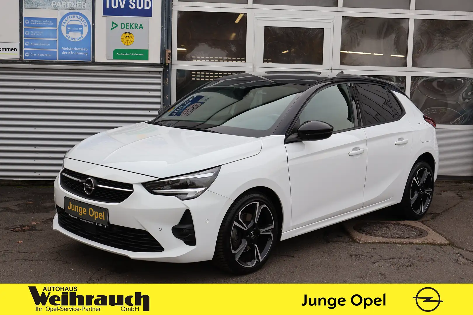 Opel Corsa 1.2 Turbo AT8 GS Line+ACC+Leder+ Weiß - 1