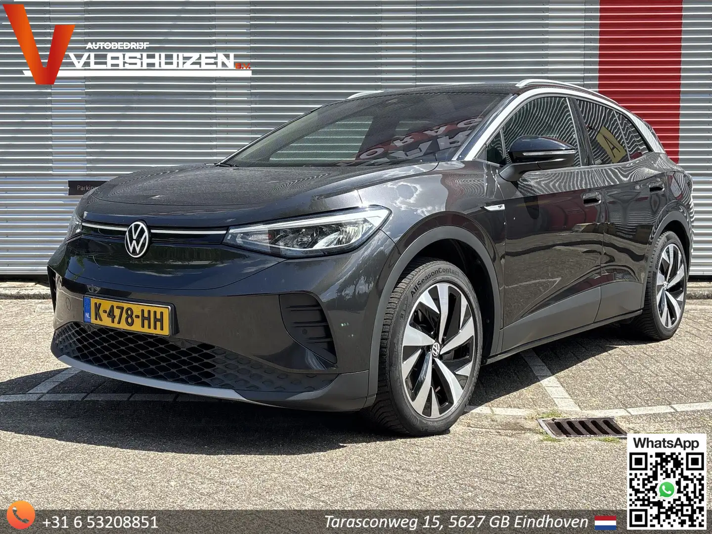 Volkswagen ID.4 First 77 kWh | € 13.950,- NETTO! | Leder | Climate Серый - 1