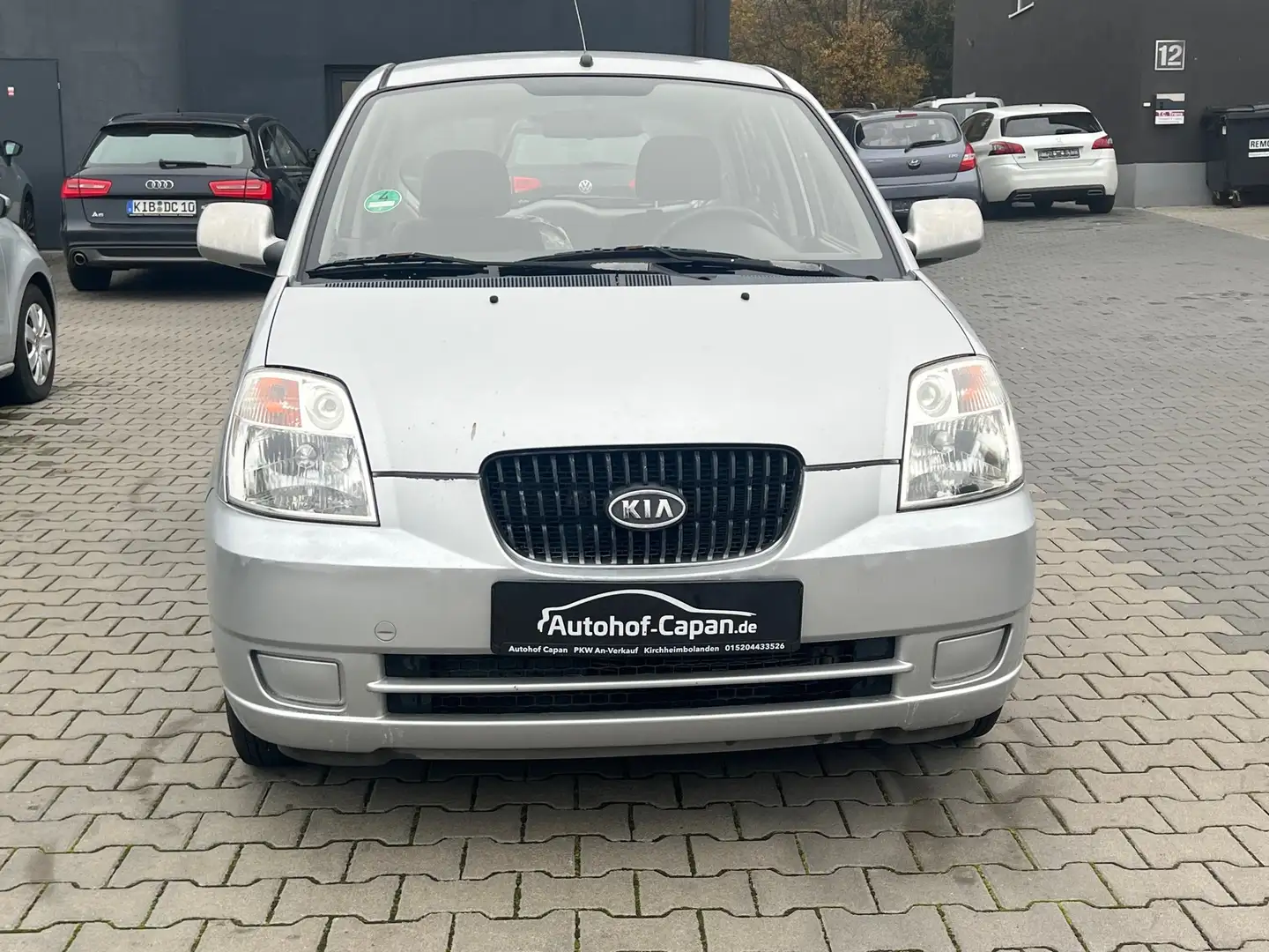 Kia Picanto Picanto 1.1 EX/Klima/1.Ha/ZV/Wenig km/TÜV NEU Grau - 2