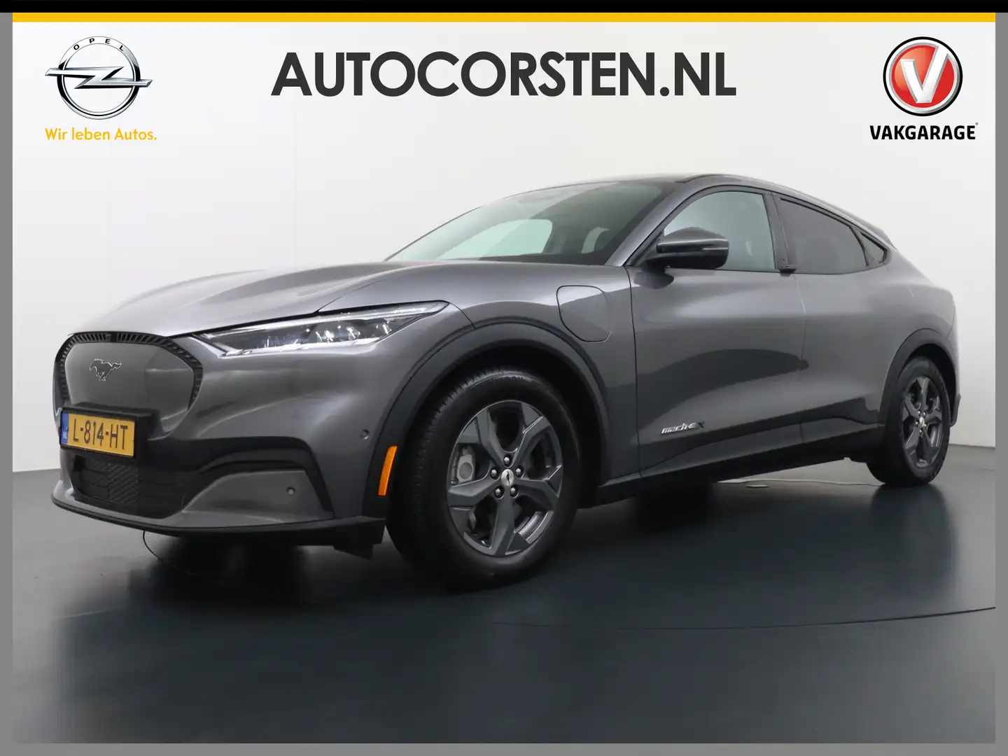 Ford Mustang Mach-E Extended RWD 98kWh 301PK SOH 95.5% Leder Adaptive Gris - 1