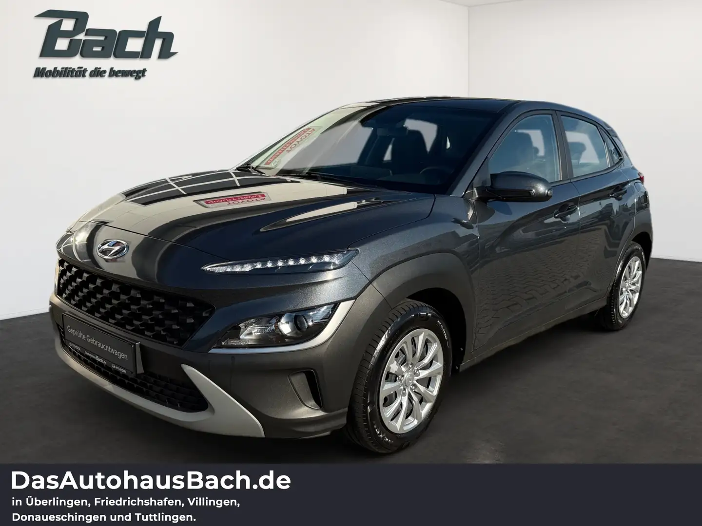 Hyundai KONA 1.0 T-GDI Apple Car Play/Android Auto Gris - 1