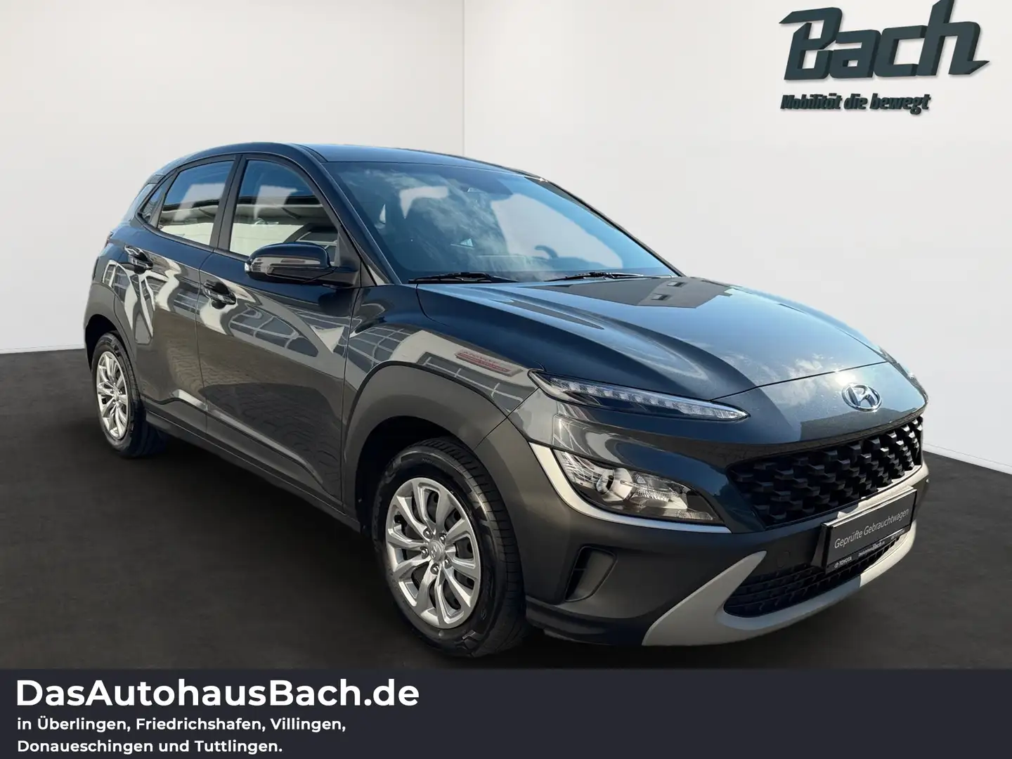 Hyundai KONA 1.0 T-GDI Apple Car Play/Android Auto Gris - 2