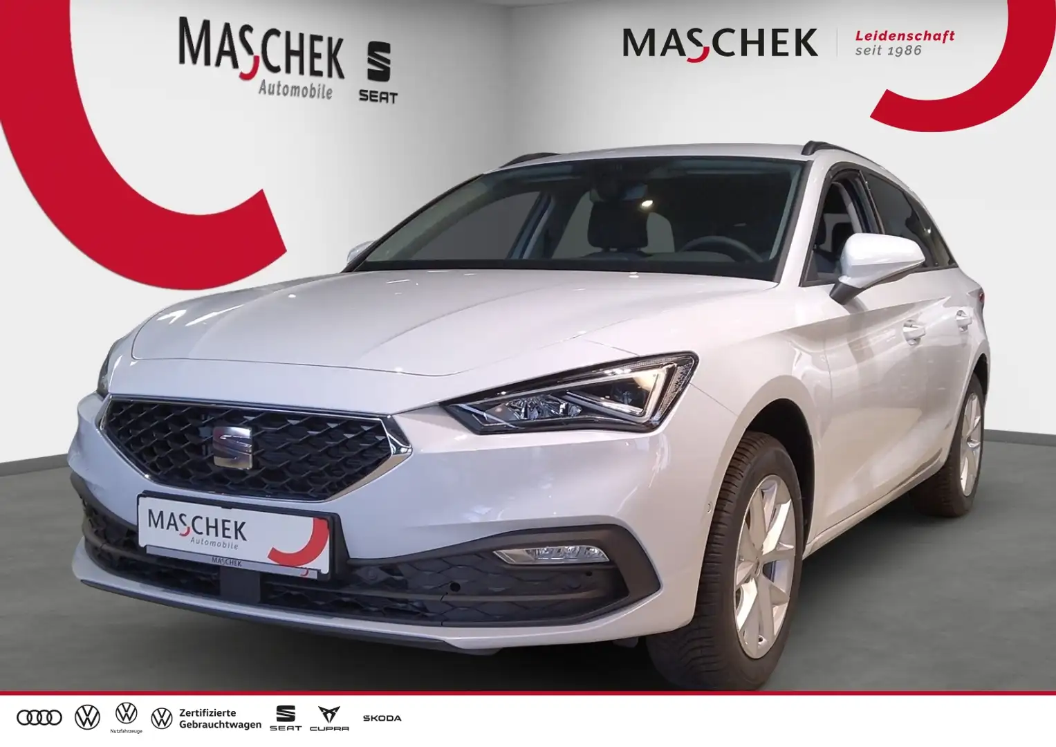 SEAT Leon ST Style 1.5 eTSI LED Kamera Navi Full Link Weiß - 1