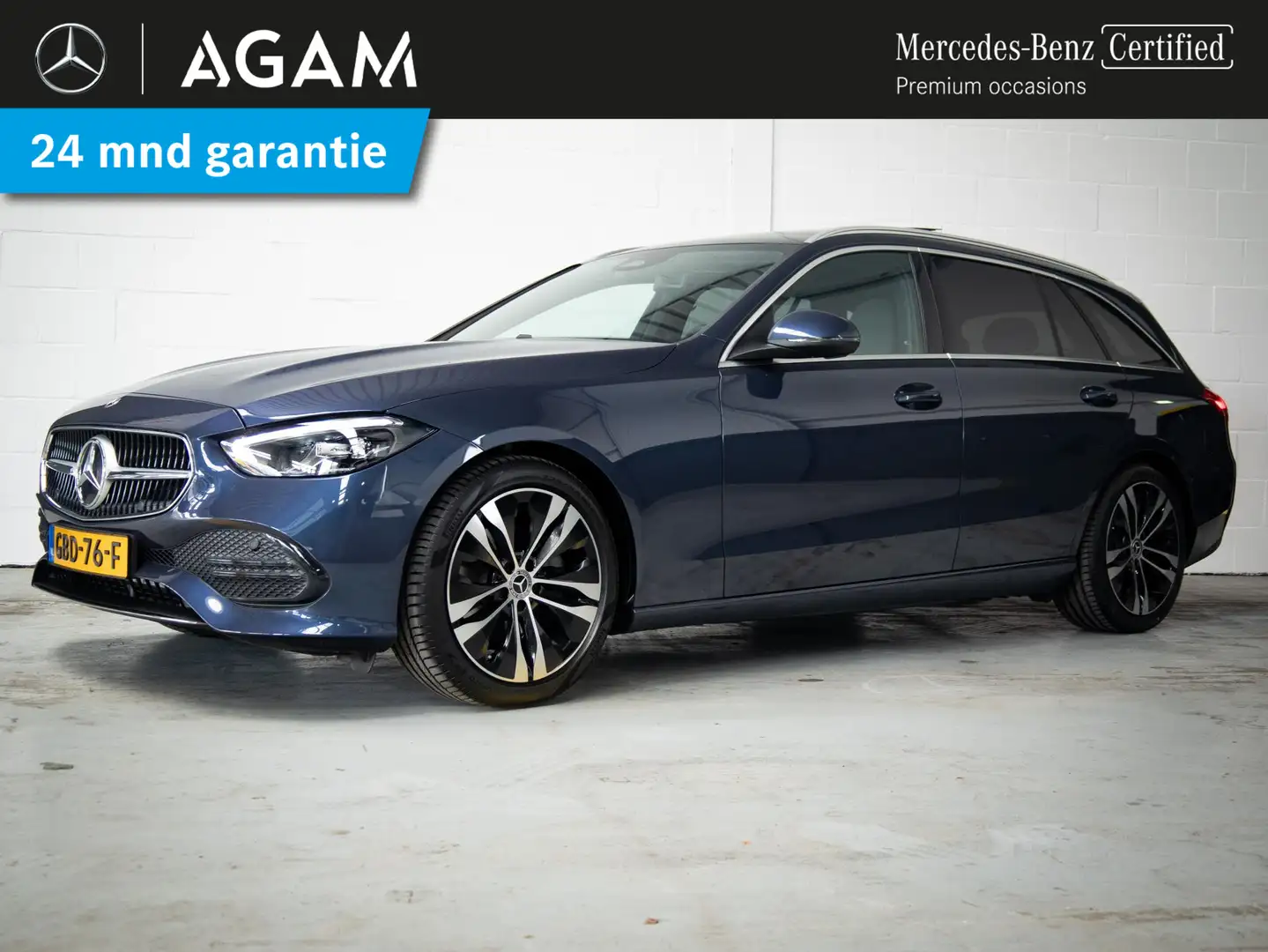 Mercedes-Benz C 180 Estate Luxury Line Panorama dak | Trekhaak Blauw - 1