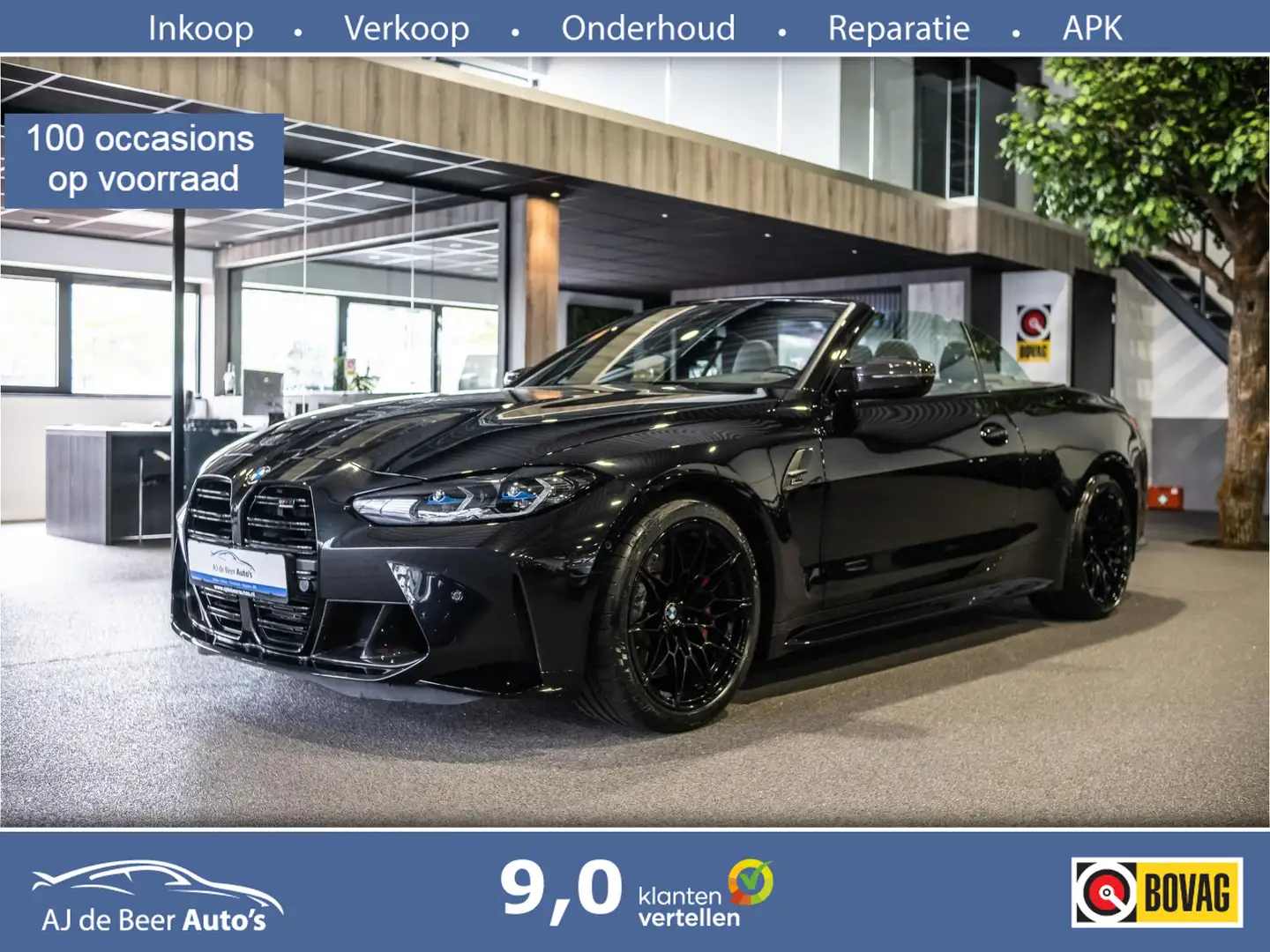 BMW M4 4-serie Cabrio Competition xDrive | Carbon pakket Zwart - 1