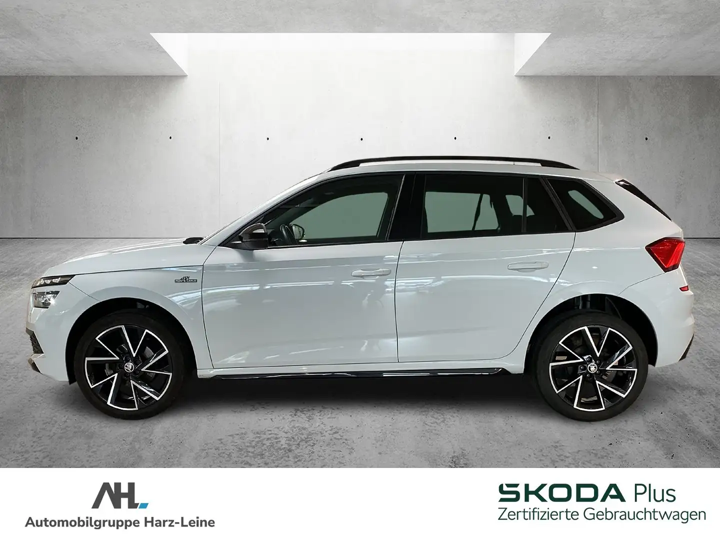 Skoda Kamiq 1.0 TSI DSG AHK RFK Pano. LED Blanc - 2