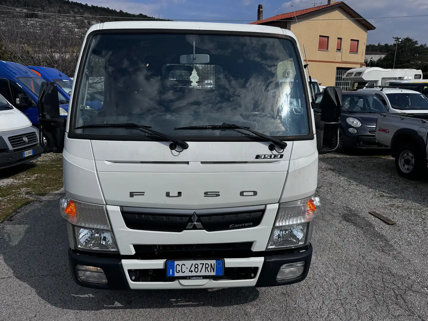 Mitsubishi Canter Ribaltabile Trilaterale Weiß - 2