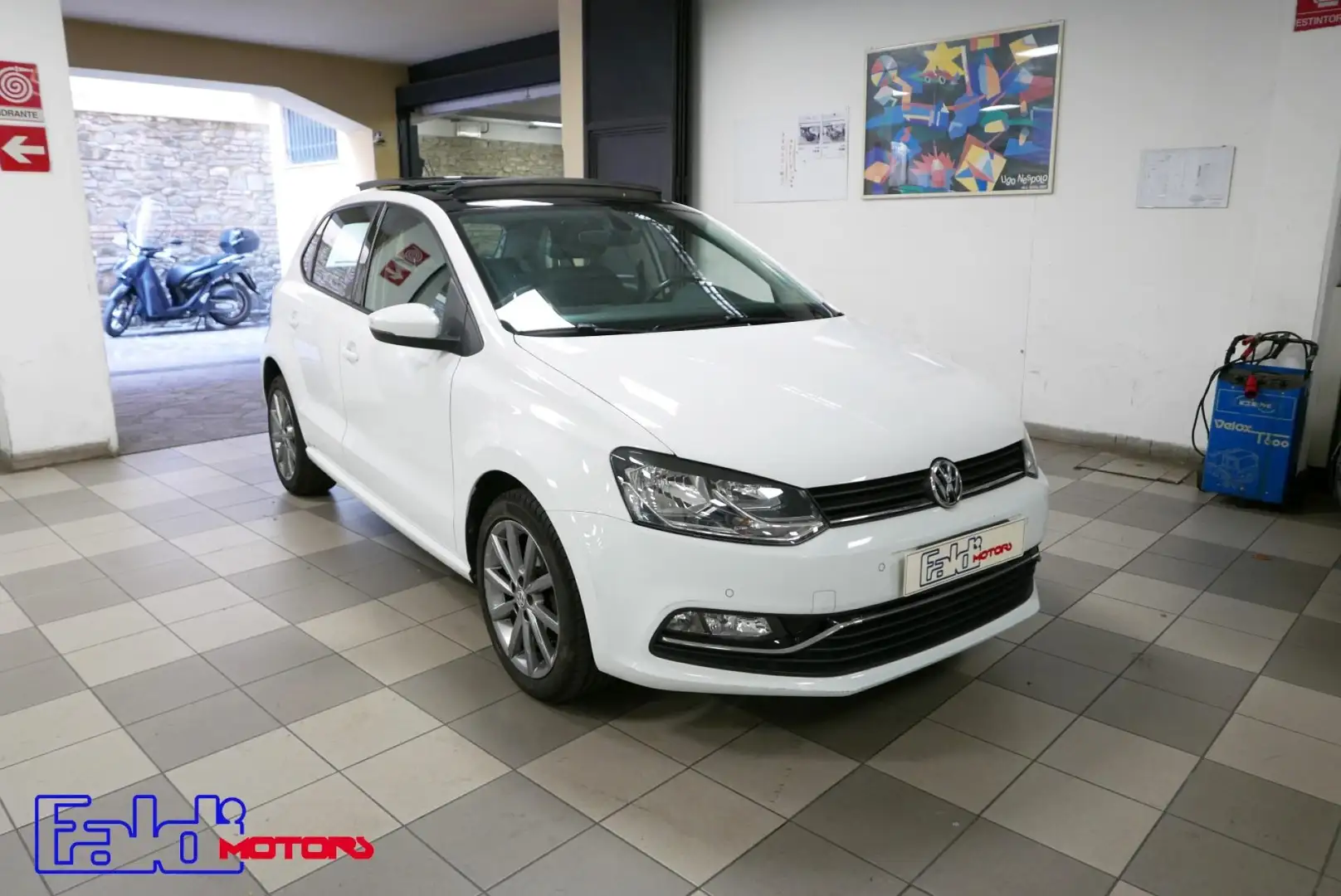 Volkswagen Polo 1.4 TDI 90 CV DSG 5p. Highline BlueMotion Technolo Bianco - 1