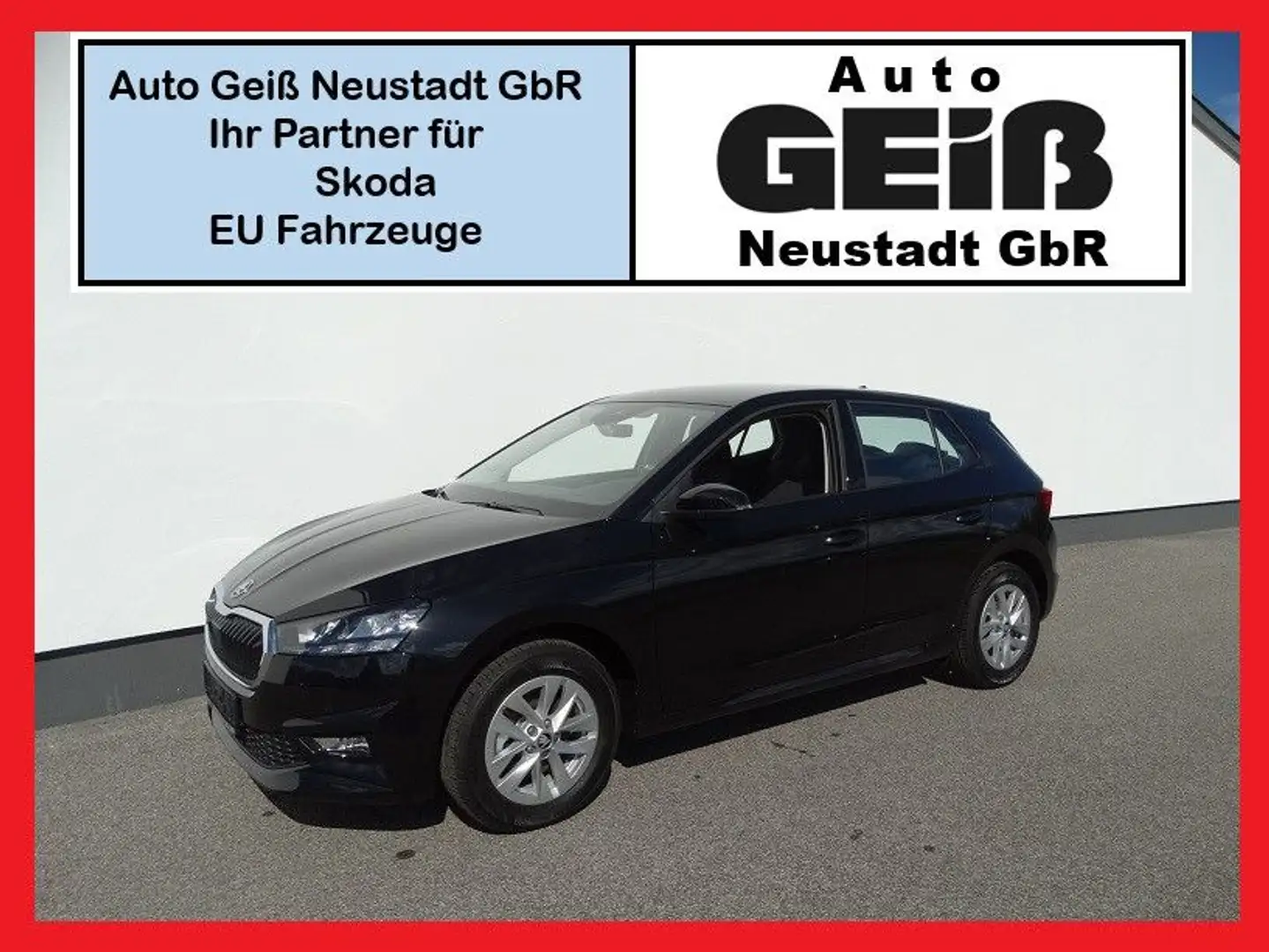 Skoda Fabia 1.0 TSI DSG Drive Shz/AppC/Rkam/bhL/5J.Gar Schwarz - 1