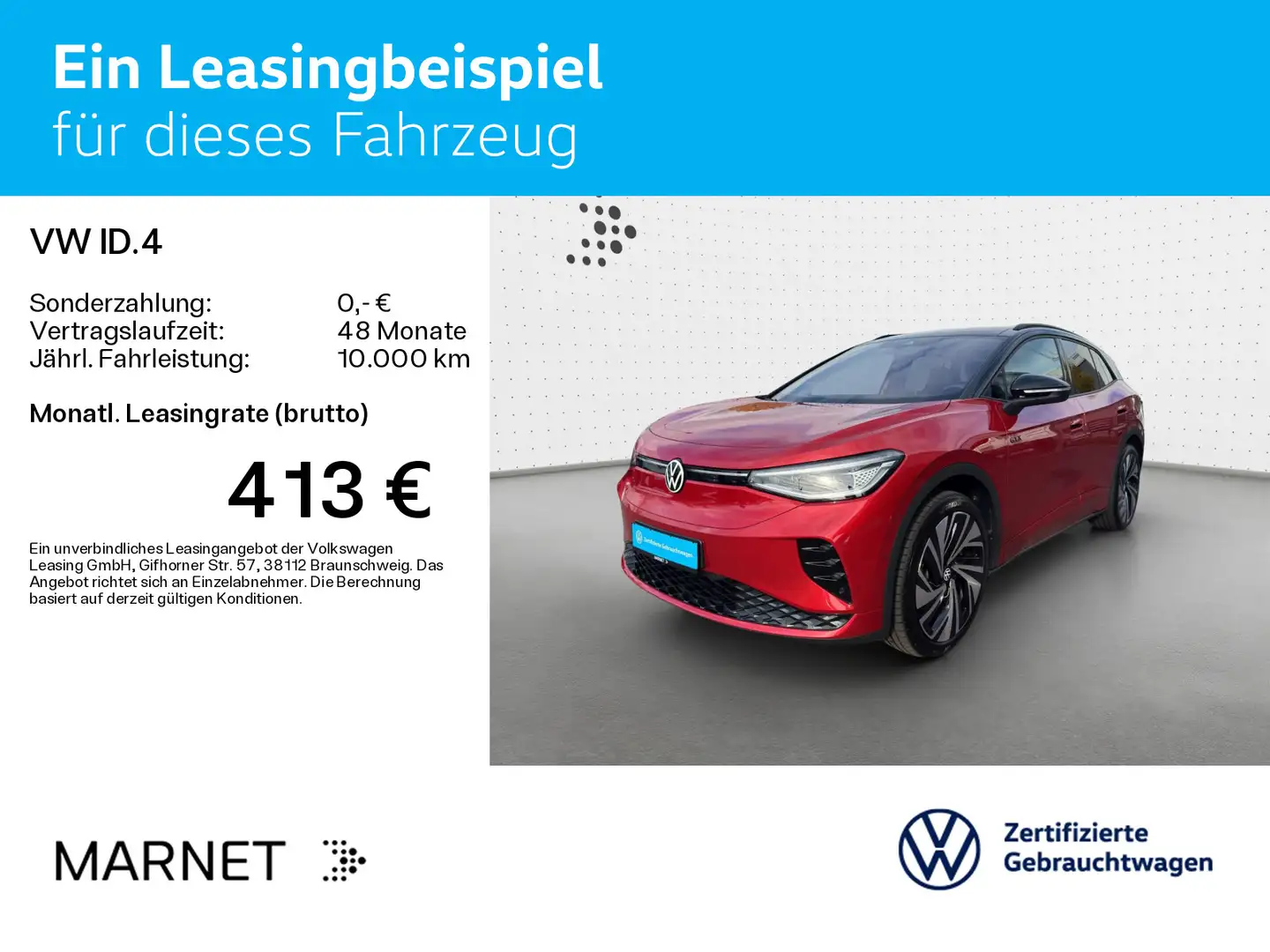 Volkswagen ID.4 GTX*82 kWh*4Motion*Navi*AHK*Wärmep*Pano*Kam Rot - 2