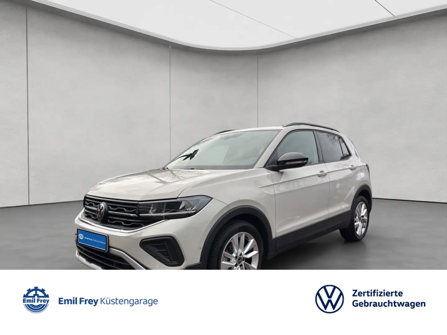 Volkswagen T-Cross Goal Plus 1.0 TSI DSG AHK/LED/Navi Grau - 1