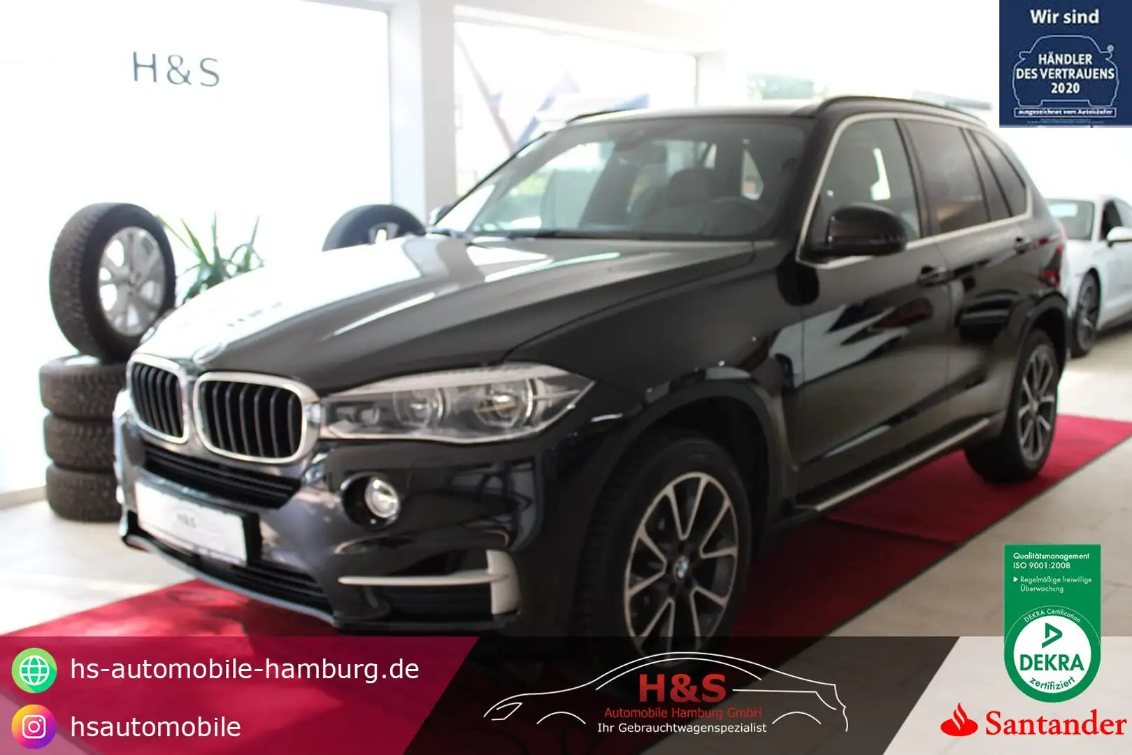 BMW X5 xDrive30d *PANO/AHK/MEMORY/HUD/360/SOFTCL* Schwarz - 1