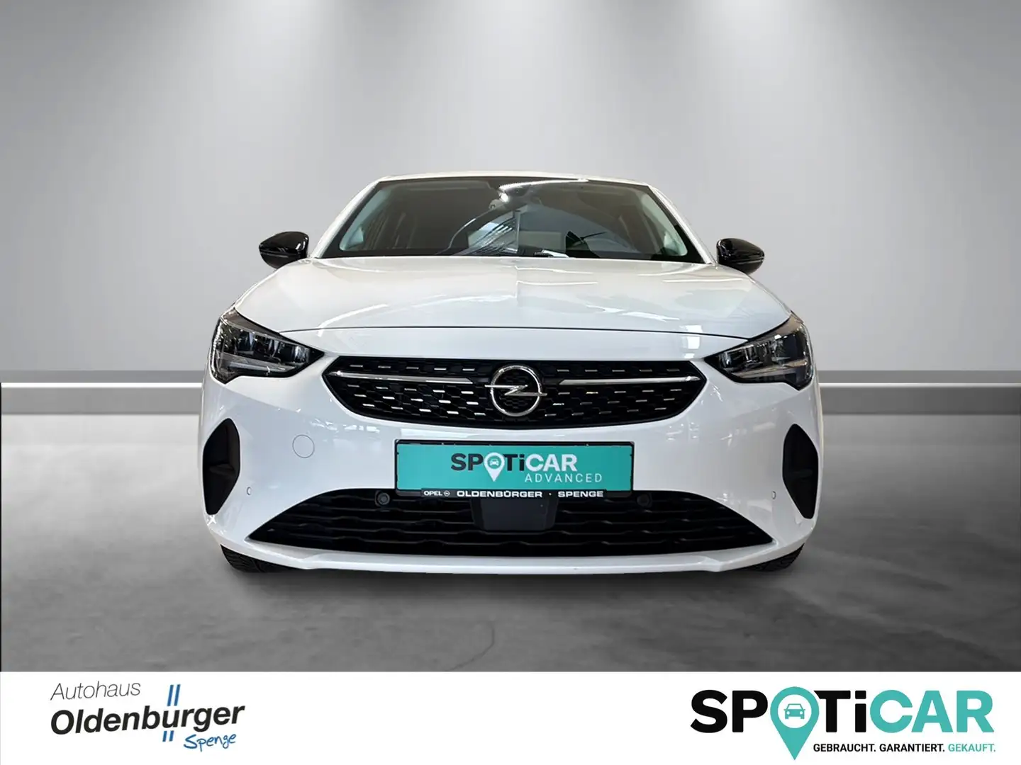 Opel Corsa-e Elegance -Parksensoren v+h / hzb.Sitze / Allwetter Weiß - 2