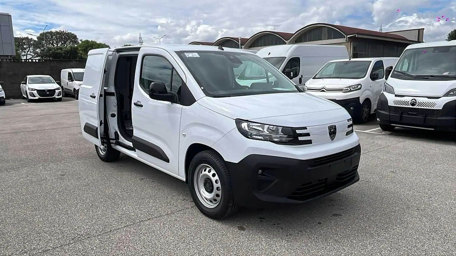 Peugeot Nuovo e-Partner 50kw motore elettrico 136 CV Wit - 1