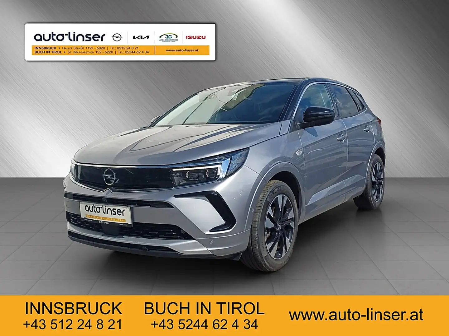 Opel Grandland 1,2 DI Turbo Business Elegance Start/Stop Aut. Grau - 1
