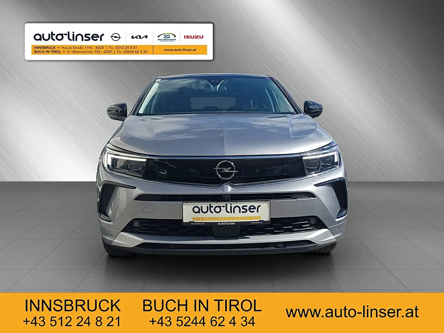 Opel Grandland 1,2 DI Turbo Business Elegance Start/Stop Aut. Grau - 2