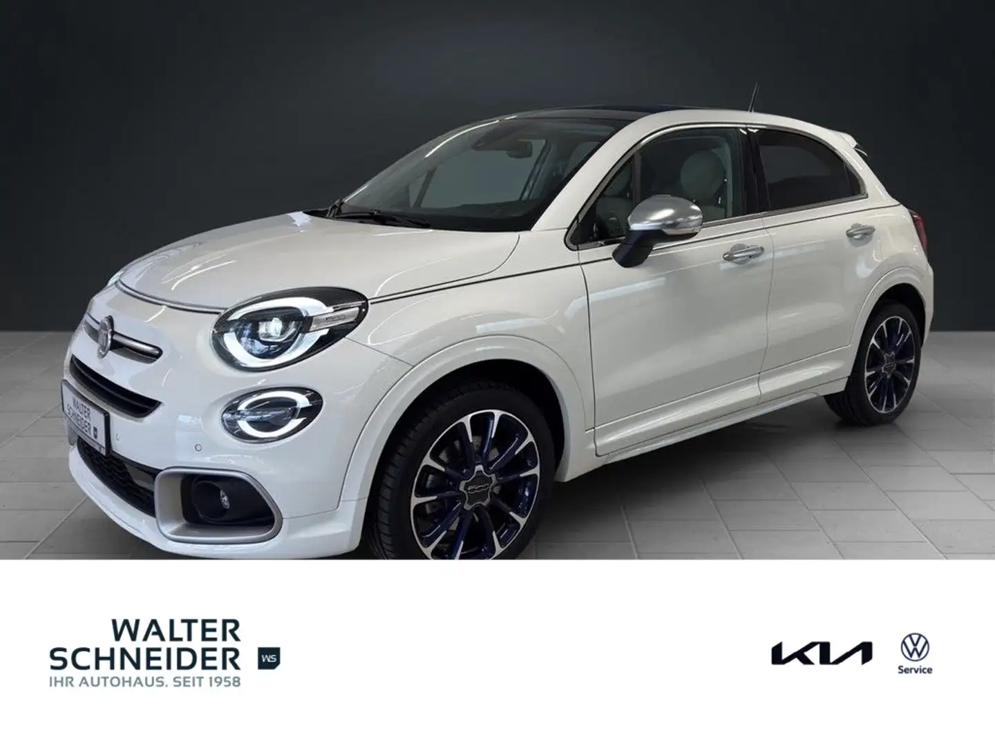 Fiat 500X 1.3 GSE Dolcevita Launch Edition Navi LED T Wit - 1