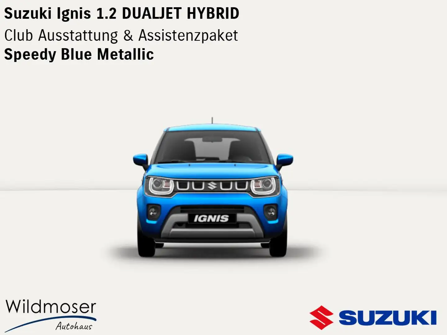 Suzuki Ignis ❤️ 1.2 DUALJET HYBRID ⏱ 5 Monate Lieferzeit ✔️ Clu Blau - 2