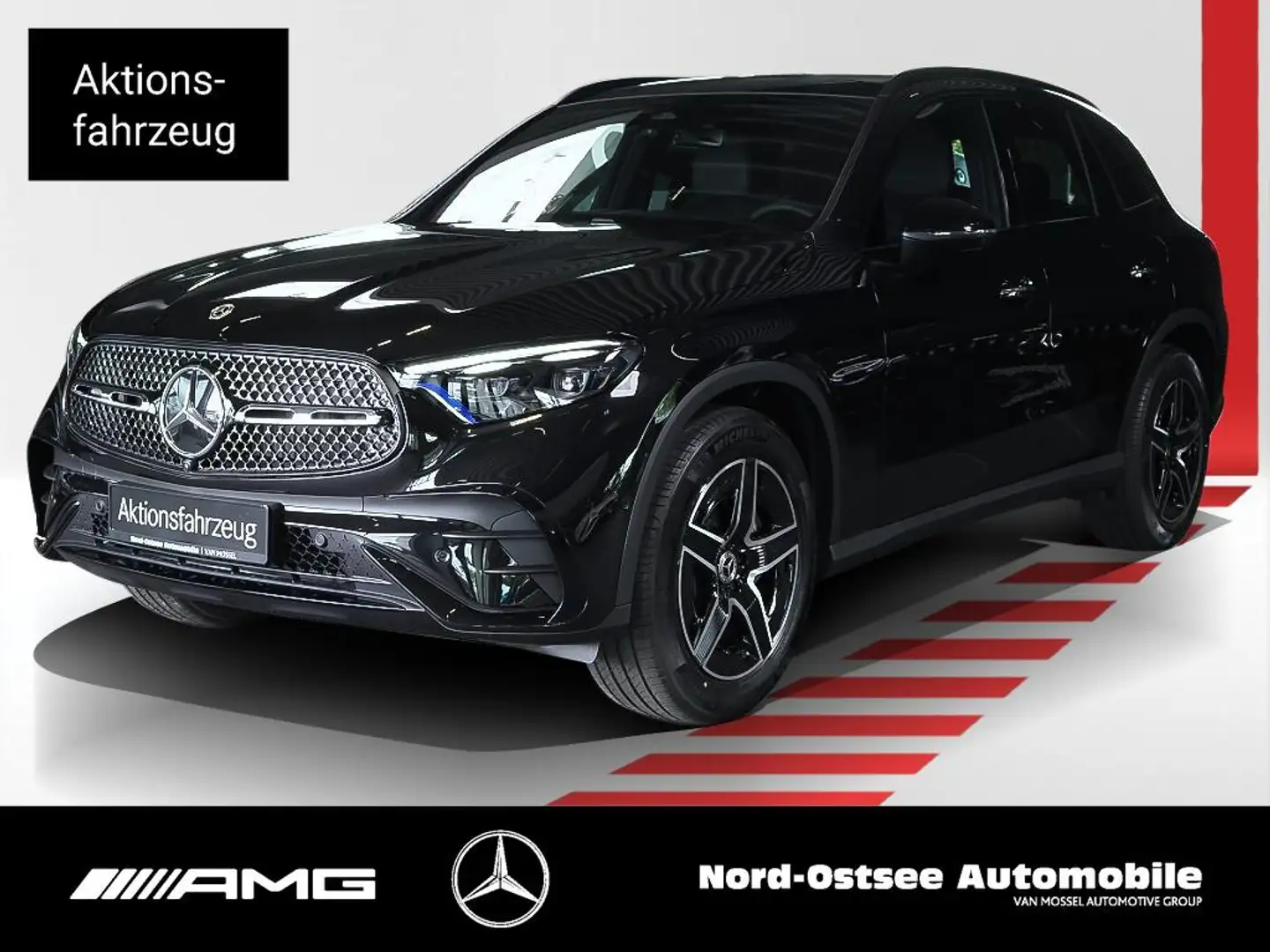 Mercedes-Benz GLC 200 4m AMG-EDITION NIGHT PANO AHK DIGIT-LIGH Negro - 1