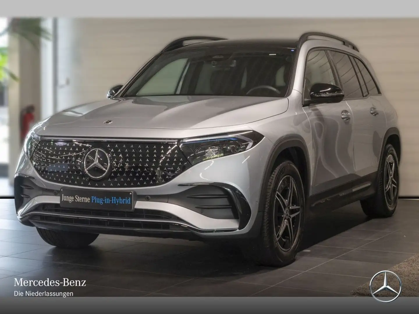 Mercedes-Benz EQB 350 4M AMG+NIGHT+PLUS-PAKET+PANO+360+KEYLESS Silber - 2