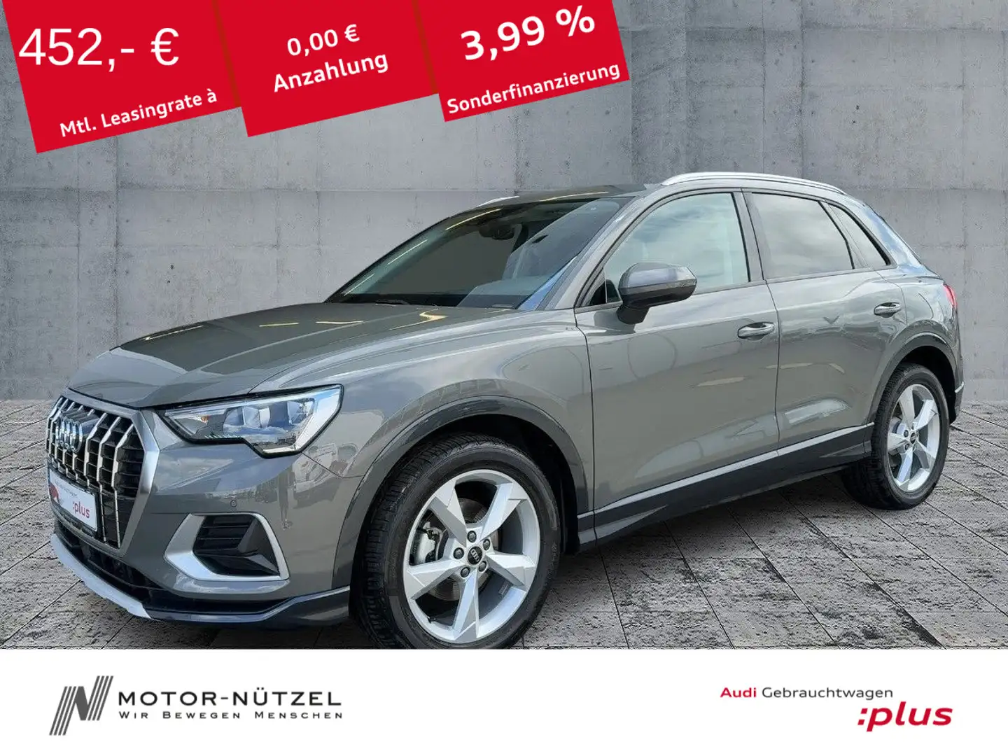Audi Q3 35 TFSI S-TR ADVANCED NAVI+2xPDC+ACC+AHK+19" Grau - 1