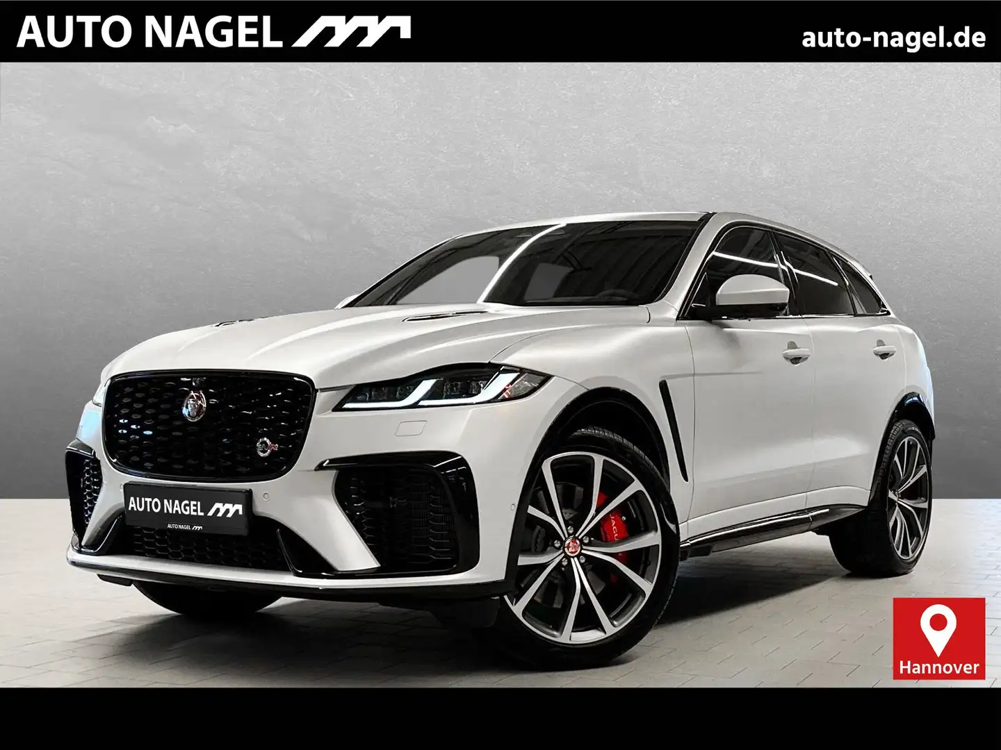 Jaguar F-Pace F-Pace P550 AWD SVR **MATT SILBER** 22" AHK HUD! Silber - 1