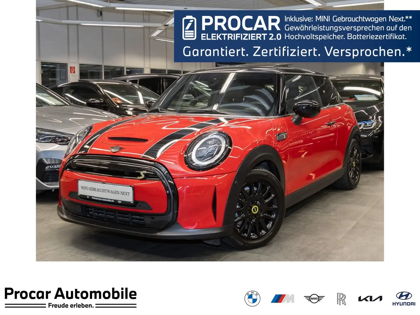 MINI Cooper SE Classic Trim 3-trg. DAB LED Pano.Dach Rot - 1