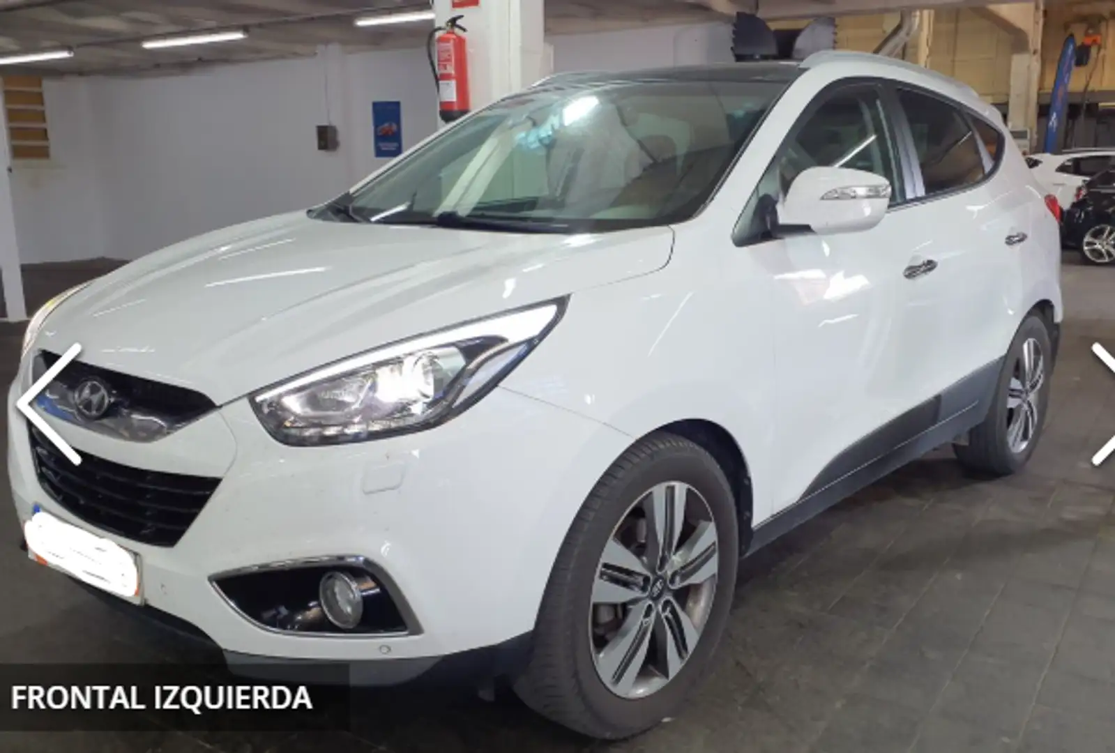 Hyundai iX35 2.0CRDI Style Sky Nav 4x4 184 Blanc - 1