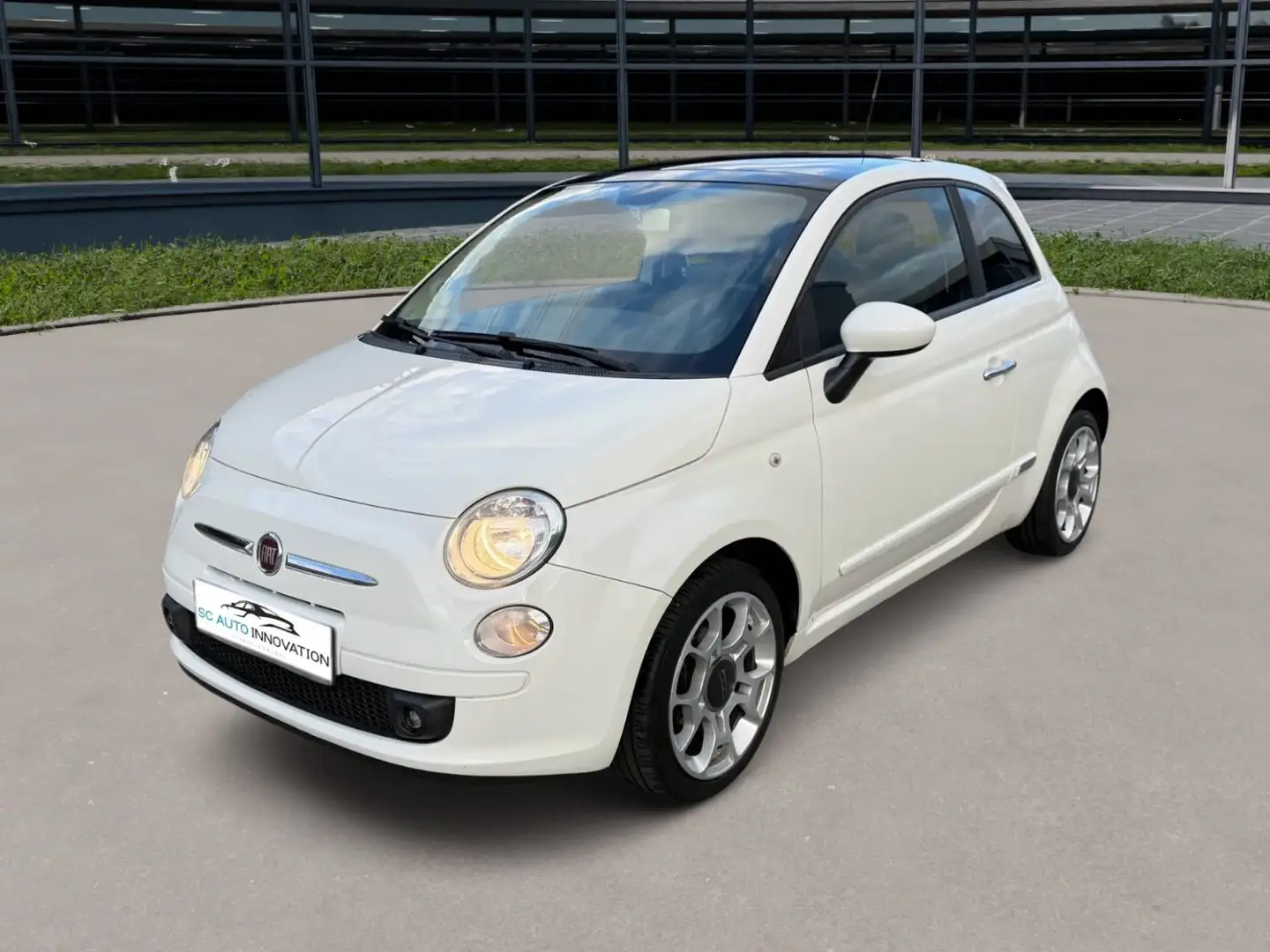 Fiat 500 Sport + Klima+Alu+Panorama+8-fach+ Weiß - 1