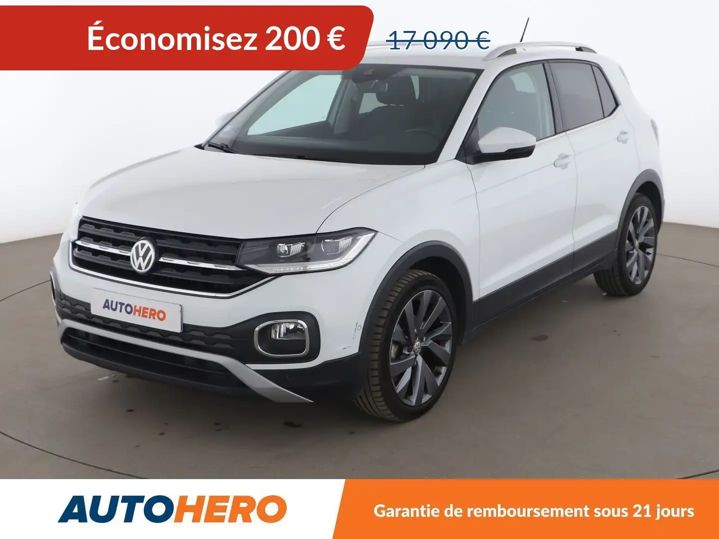 Volkswagen T-Cross 1.0 TSI Carat DSG Blanc - 1